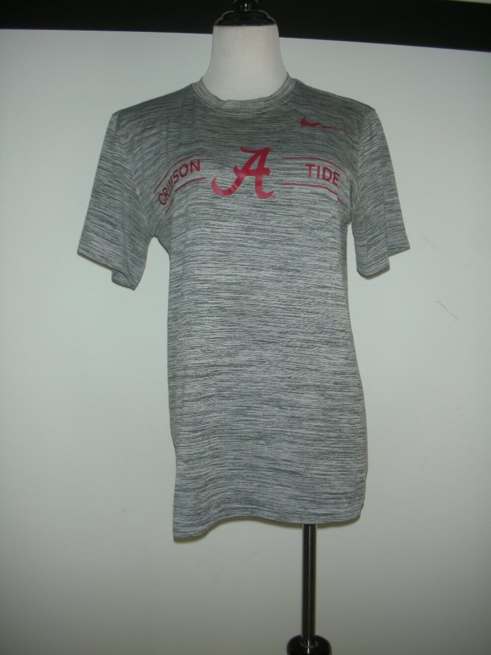 Nike Alabama Crimson Tide Athlete Issued Dri-FIT Shirt Gray M